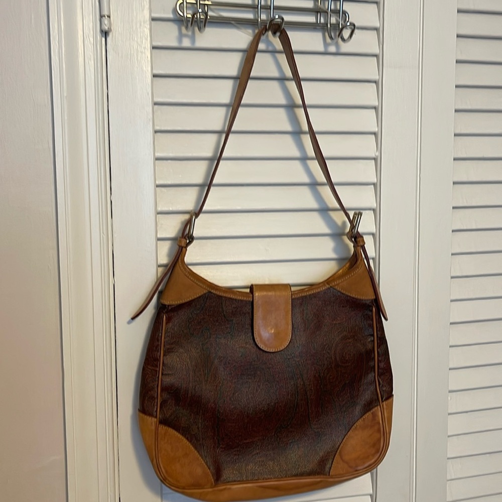 Authentic Pre Loved Etro Purse with Paisley Print